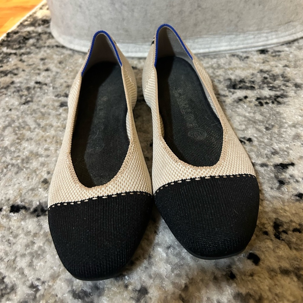 Rothys the square tuxedo flat 7.5